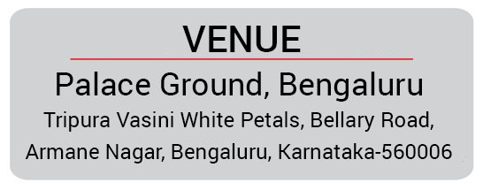 Venue : Palace Ground, Bengaluru